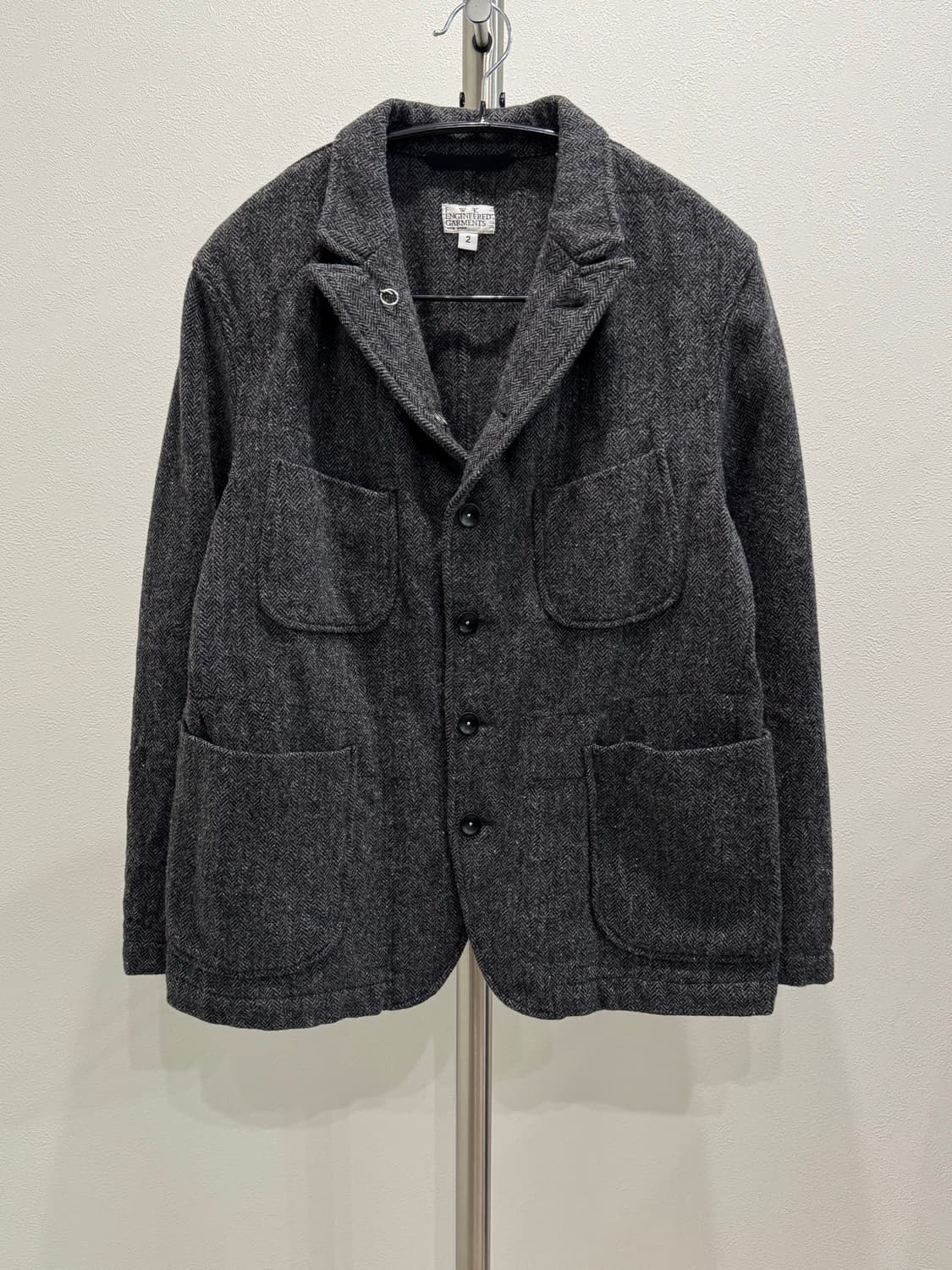 엔지니어드 가먼츠 해링본 울 자켓 상품이미지1