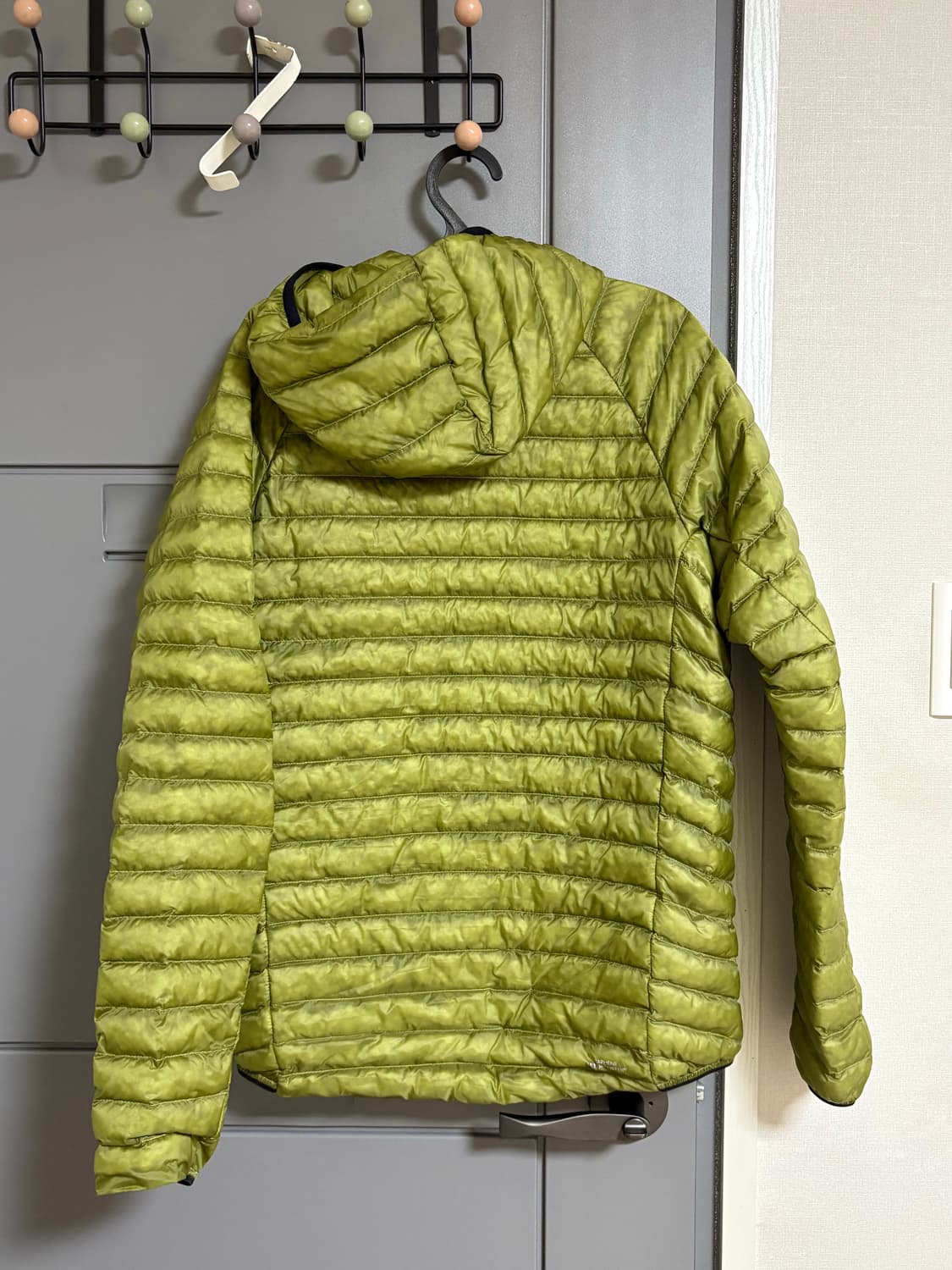 고요웨어 경량 UL 그레핀 패딩 M 라임색 상품이미지2