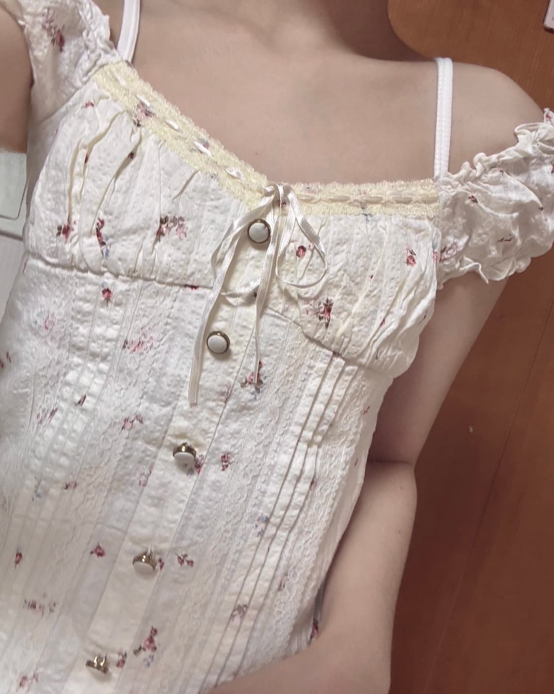 리즈리사 캐미솔 ) 히메갸루 라떼갸루 stc 빈티지 페어리 플로럴 ㅣ 상품이미지4