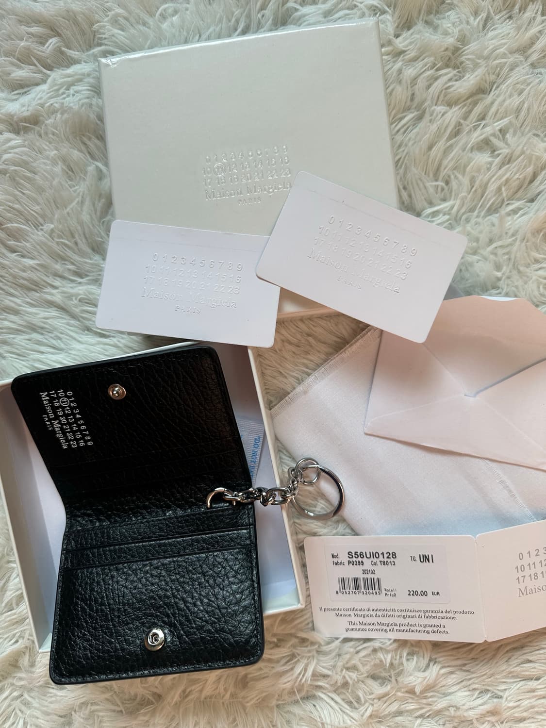 메종 마르지엘라 키링 카드지갑 블랙 상품이미지3