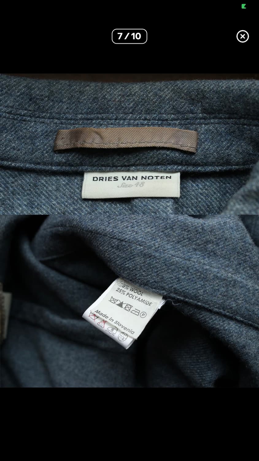 (급처) Dries Van Noten Wool Blazer Jacket 상품이미지7