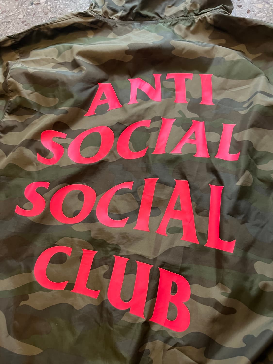 안티소셜소셜클럽 카모 바람막이 상품이미지6