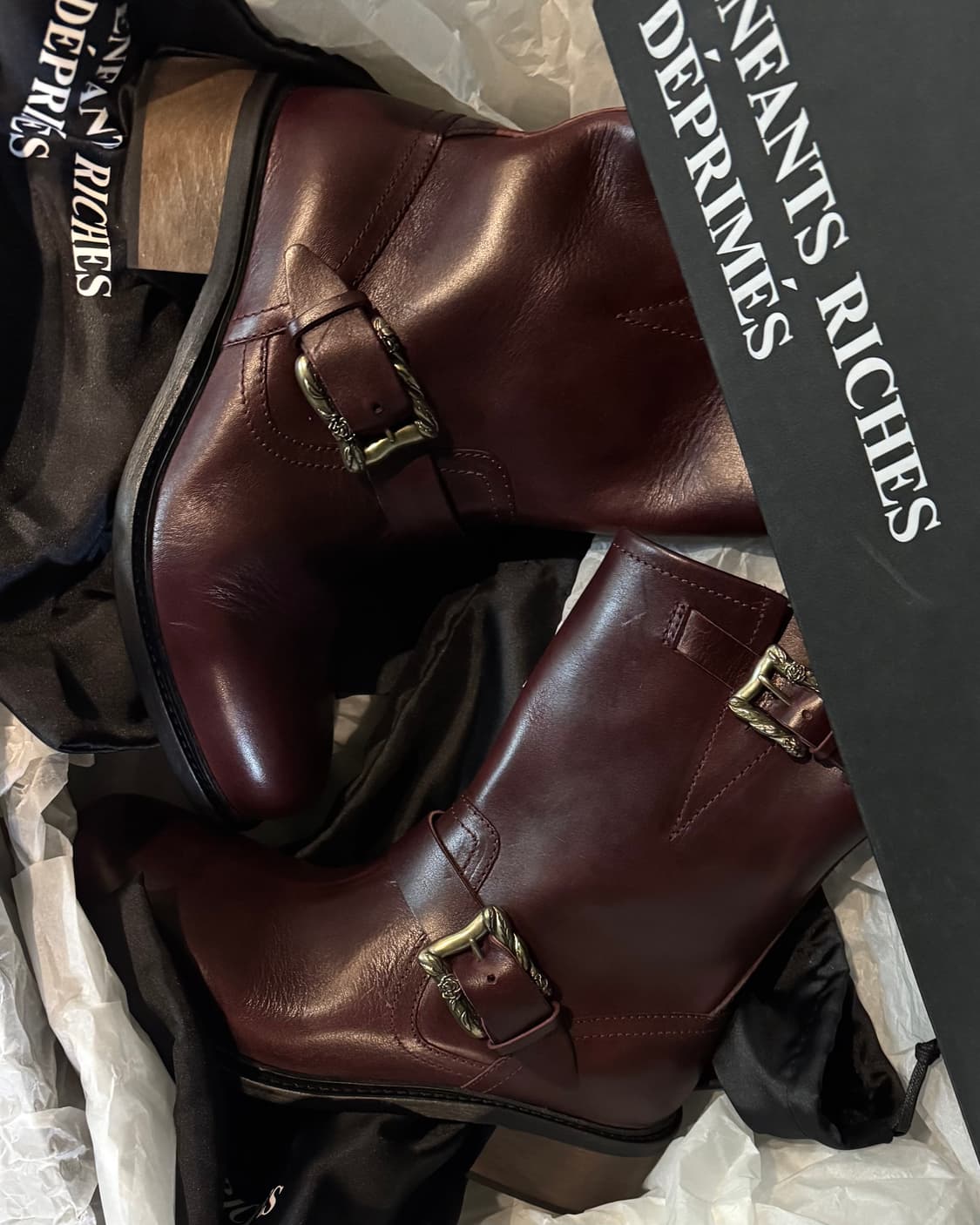 엔지니어 부츠 버건디 42 상품이미지1