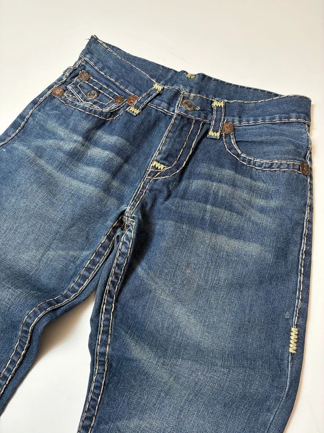 트루릴리젼 00s y2k USA 세미 부츠컷 데님 팬츠 PN8502 상품이미지2