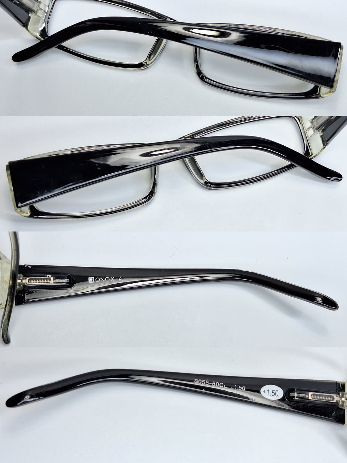 Dulton 덜튼 BONOX-A S099-50CL 블랙 스퀘어 안경테 상품이미지5