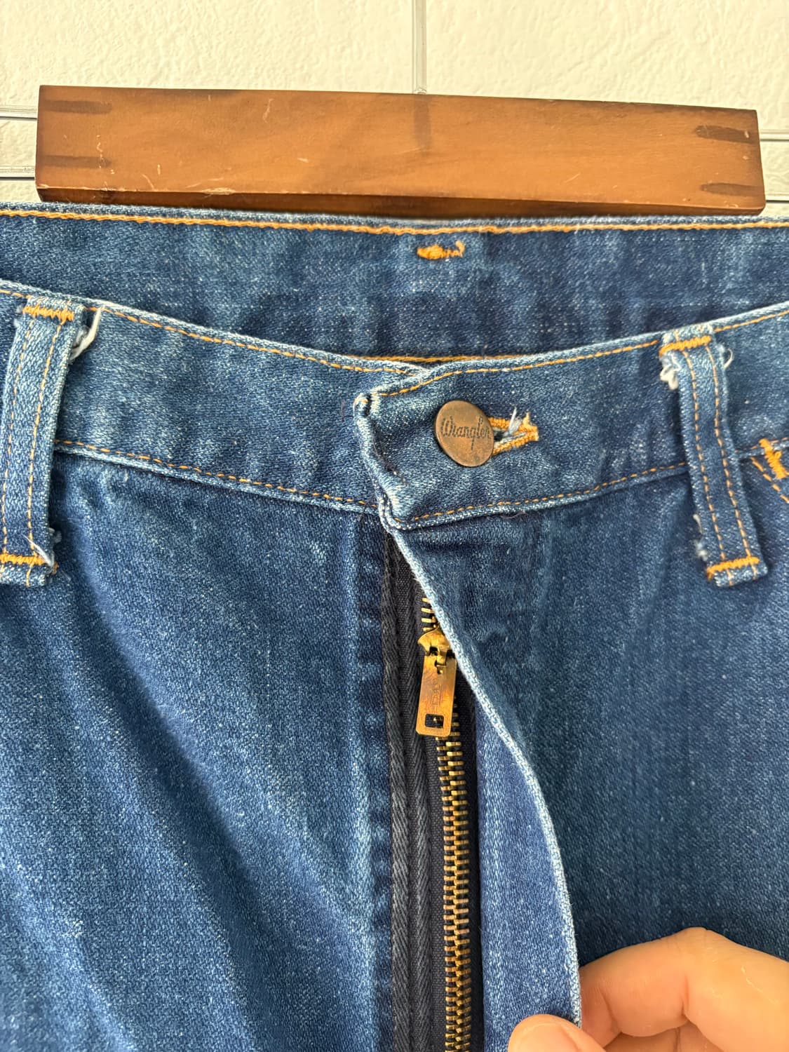 70-80's Wrangler 345 Den Denim pant 상품이미지3