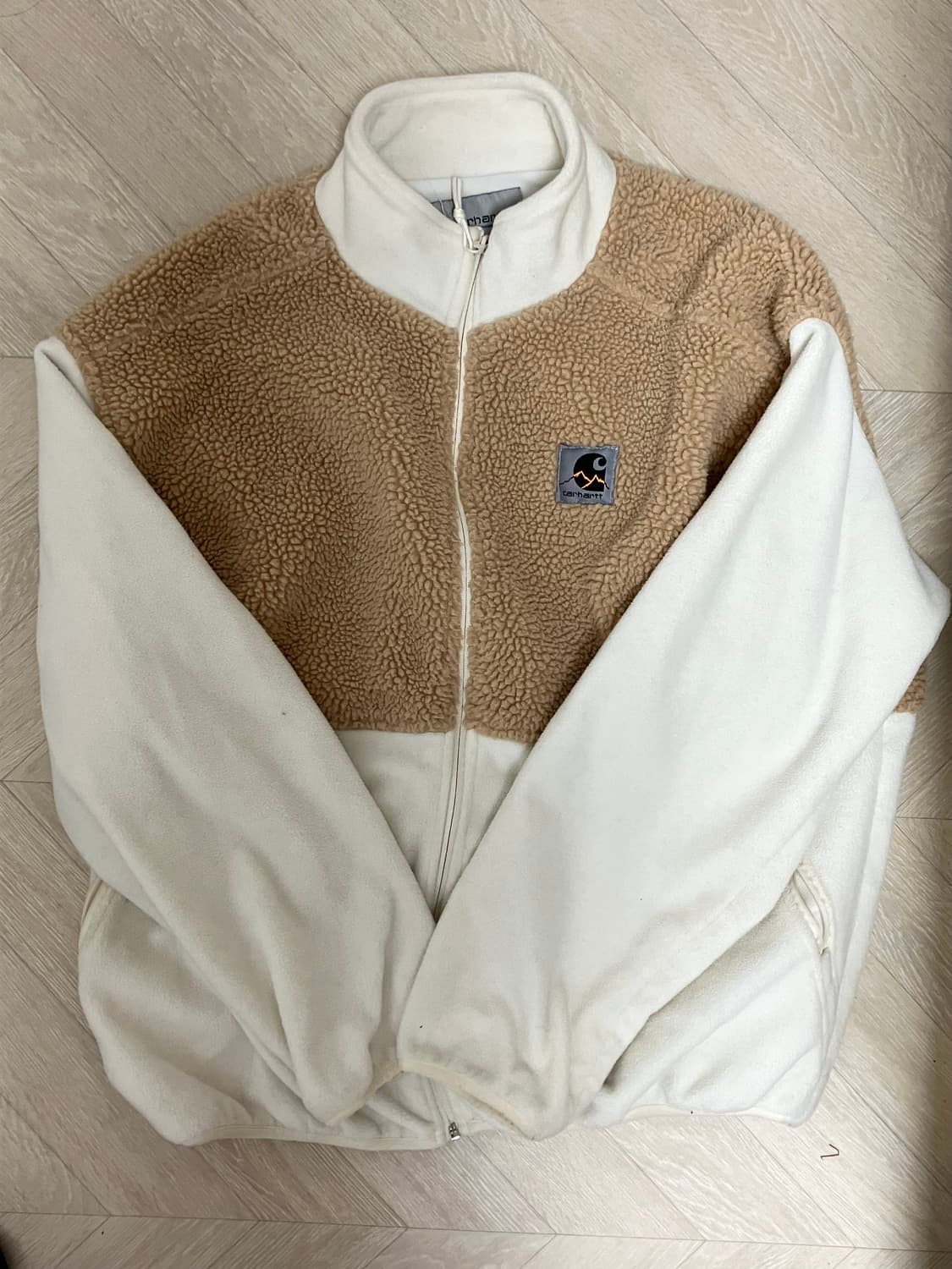 칼하트 아웃도어 c 후리스 자켓 아이보리 상품이미지2