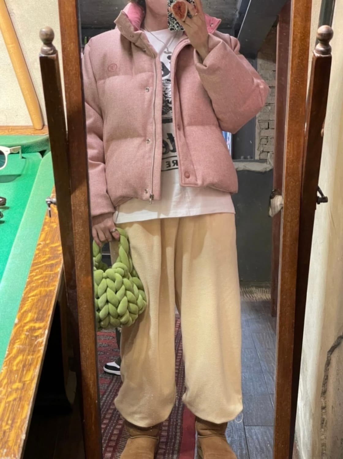 택O) 시엔느 암스트롱 임페로 구스 다운 핑크 상품이미지1