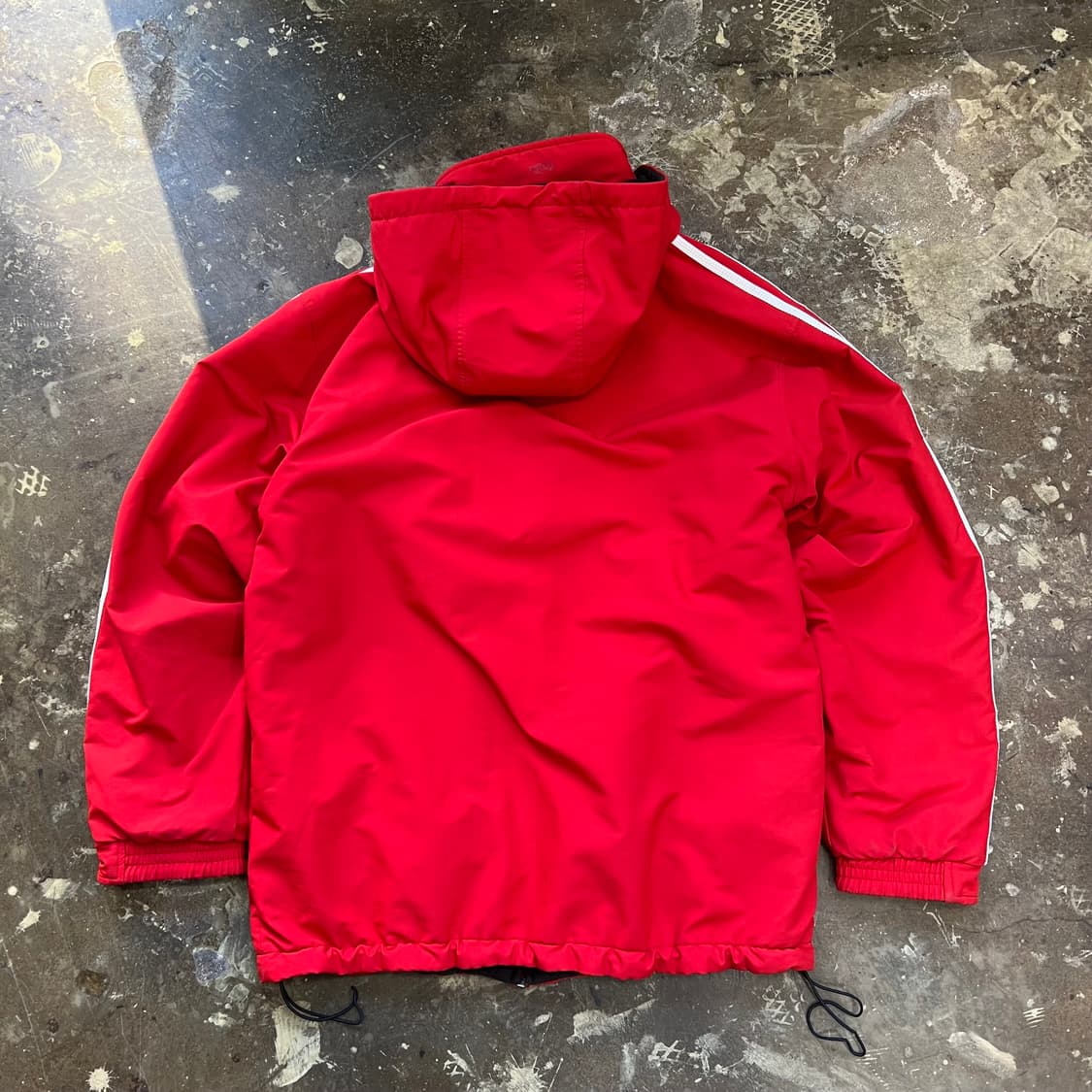 100) 올드 아디다스 리버시블 양면 방풍자켓 플리스 점퍼 올드스쿨 상품이미지3