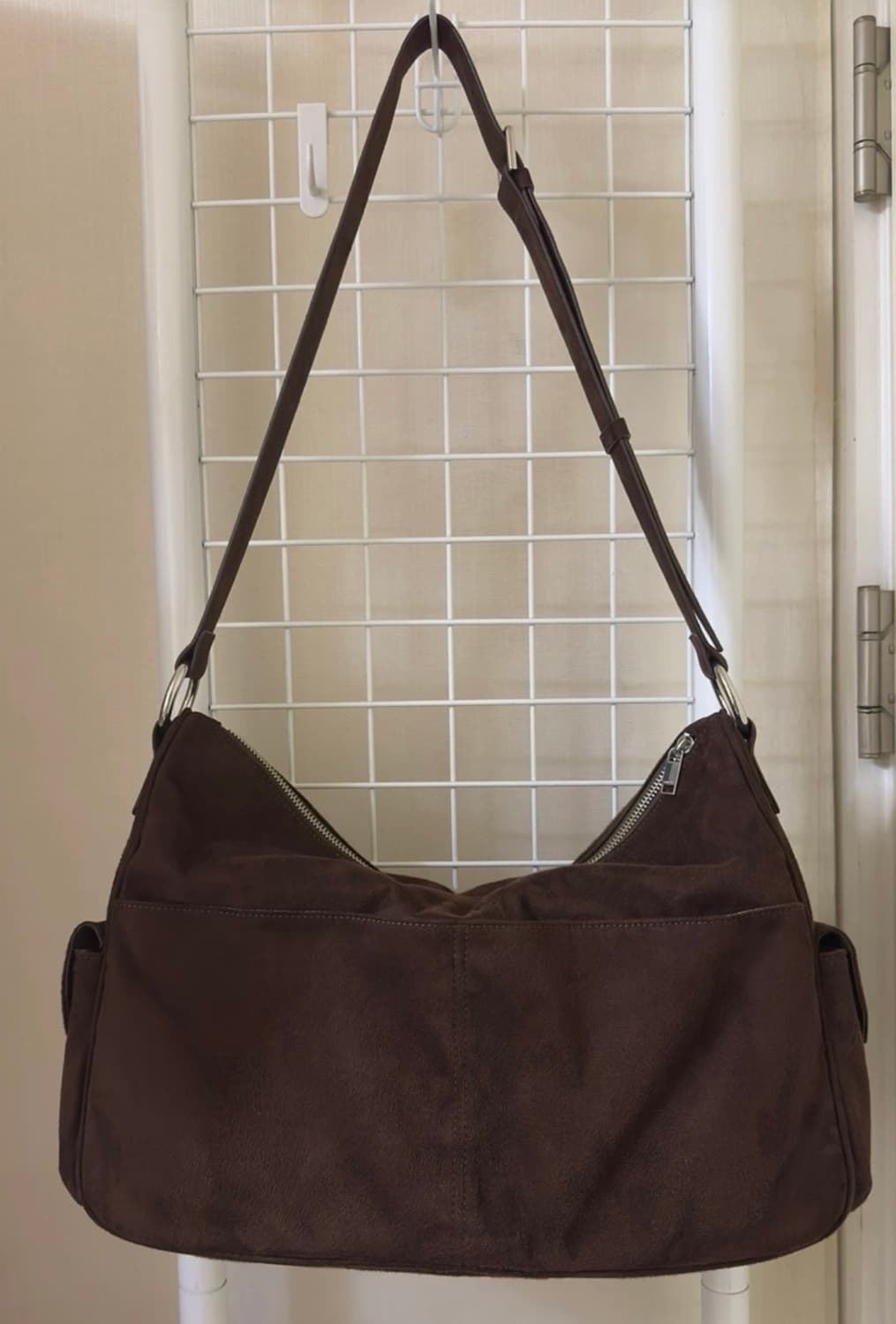 스탠드오일 조이백 다크브라운 스웨이드 상품이미지2