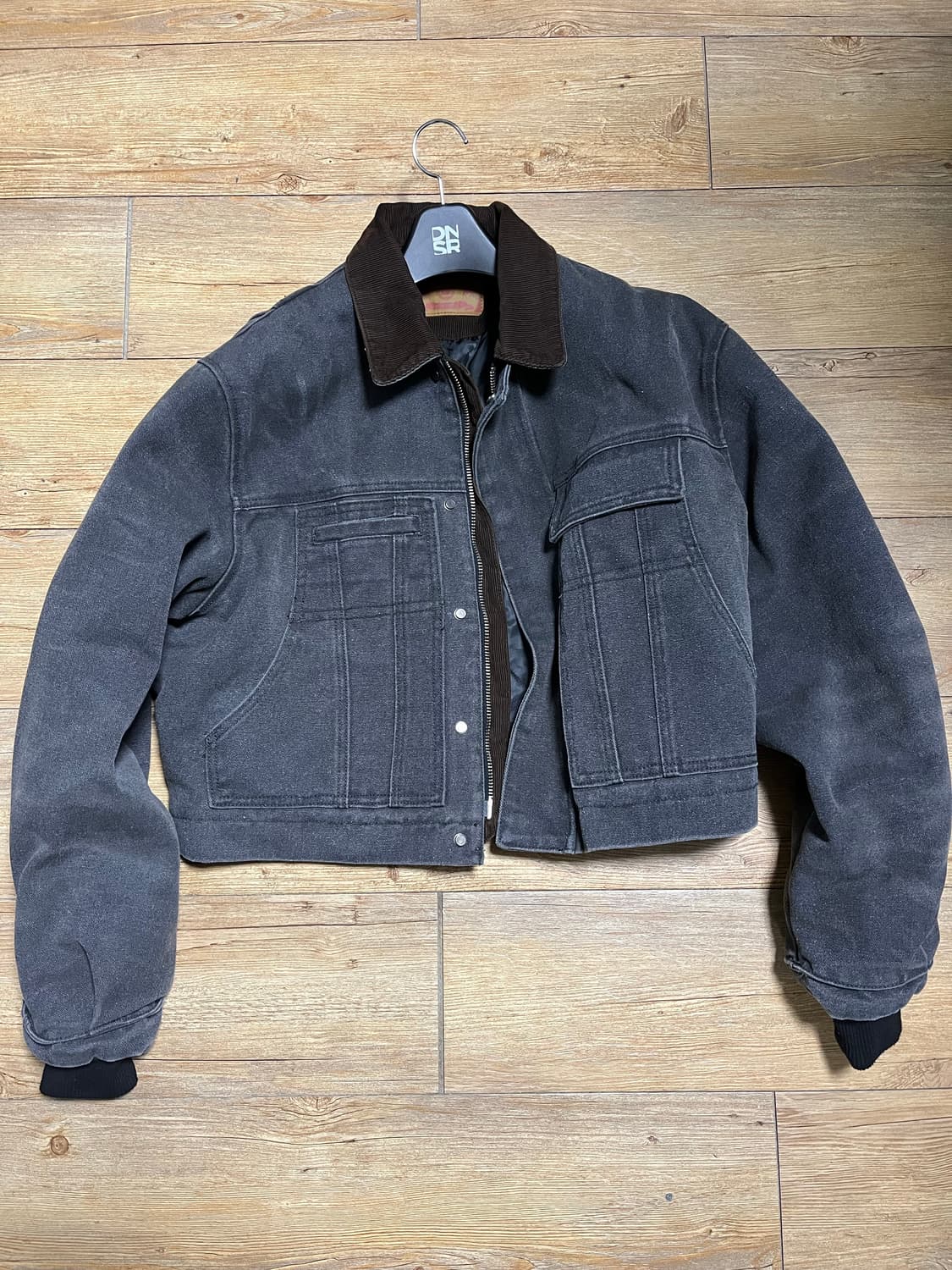 DNSR 디앤에스알 빈티지 크롭 워크 자켓 m 상품이미지1