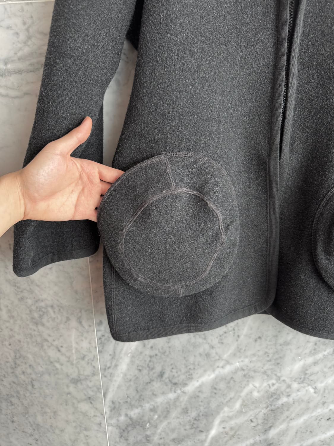 JUNKO 입체포켓 코트 상품이미지5