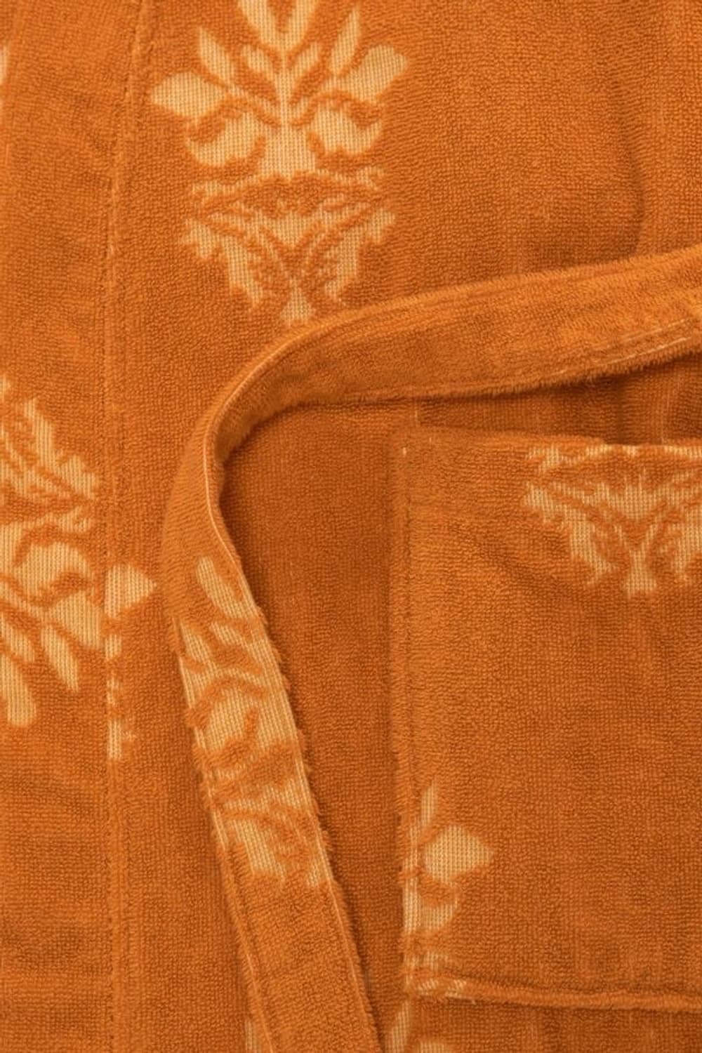 (정품/새상품) OAS COMPANY 남성 오렌지 자카드 테리 로브 상품이미지6