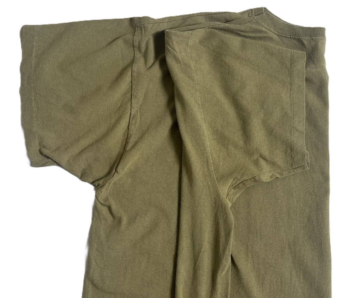 미군 카키색 라운드 반팔 티셔츠 (XL) (12) (만원샵) 상품이미지5