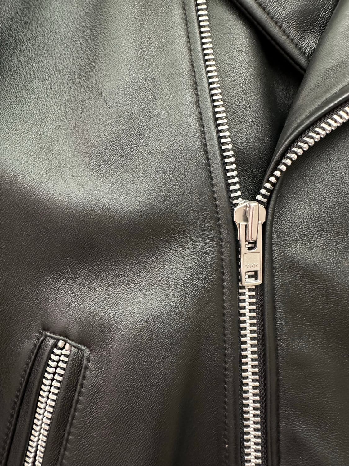 로파이 램스킨 양가죽 라이더자켓 M 상품이미지3