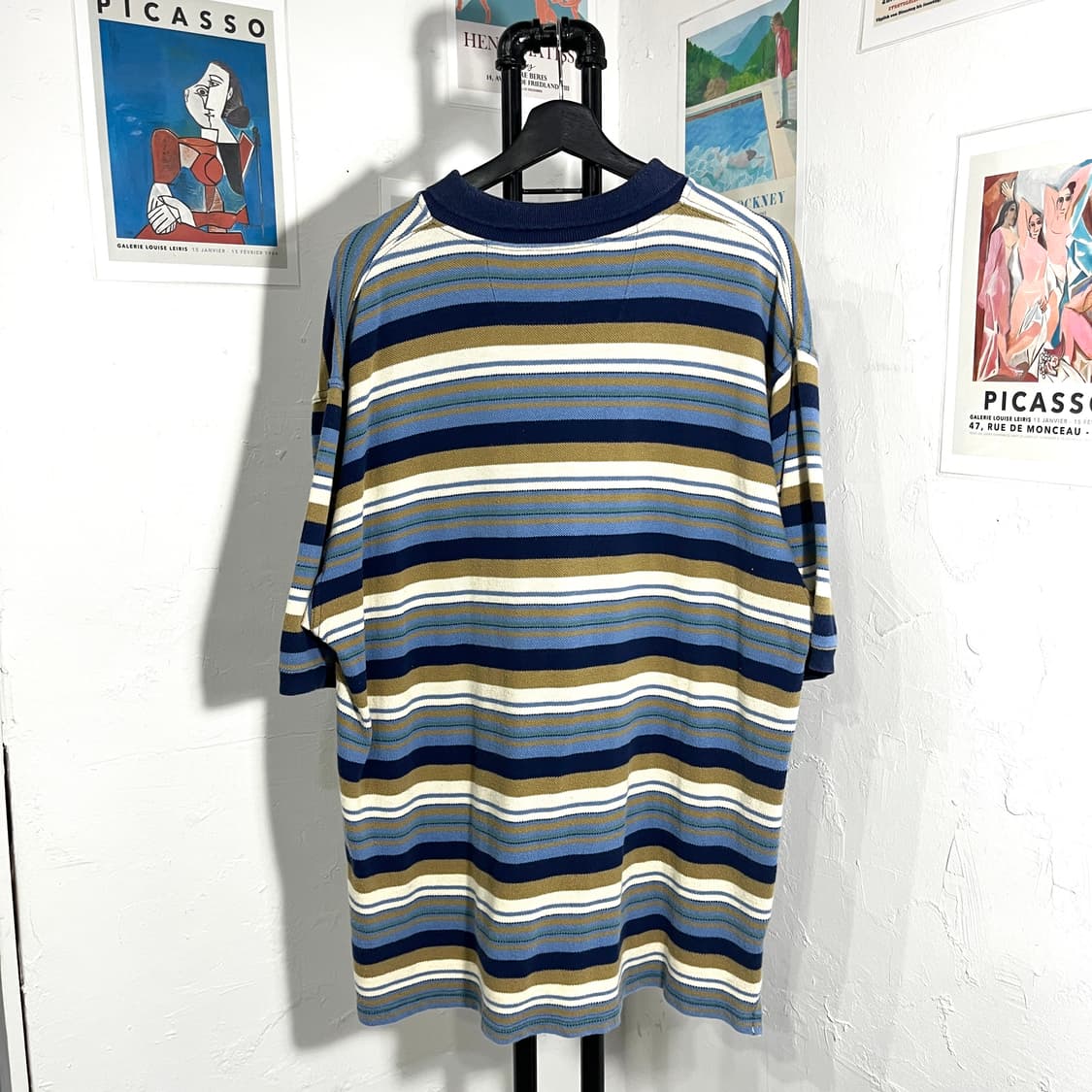 팀버랜드 자수로고 스트라이프 카라티 상품이미지2