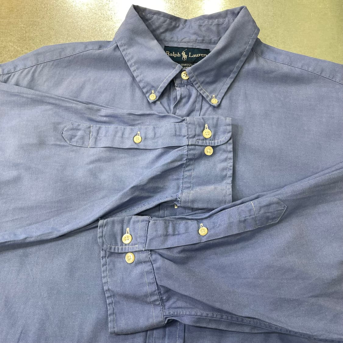 (17) POLO 폴로 랄프로렌 솔리드 셔츠 야머스핏 상품이미지8