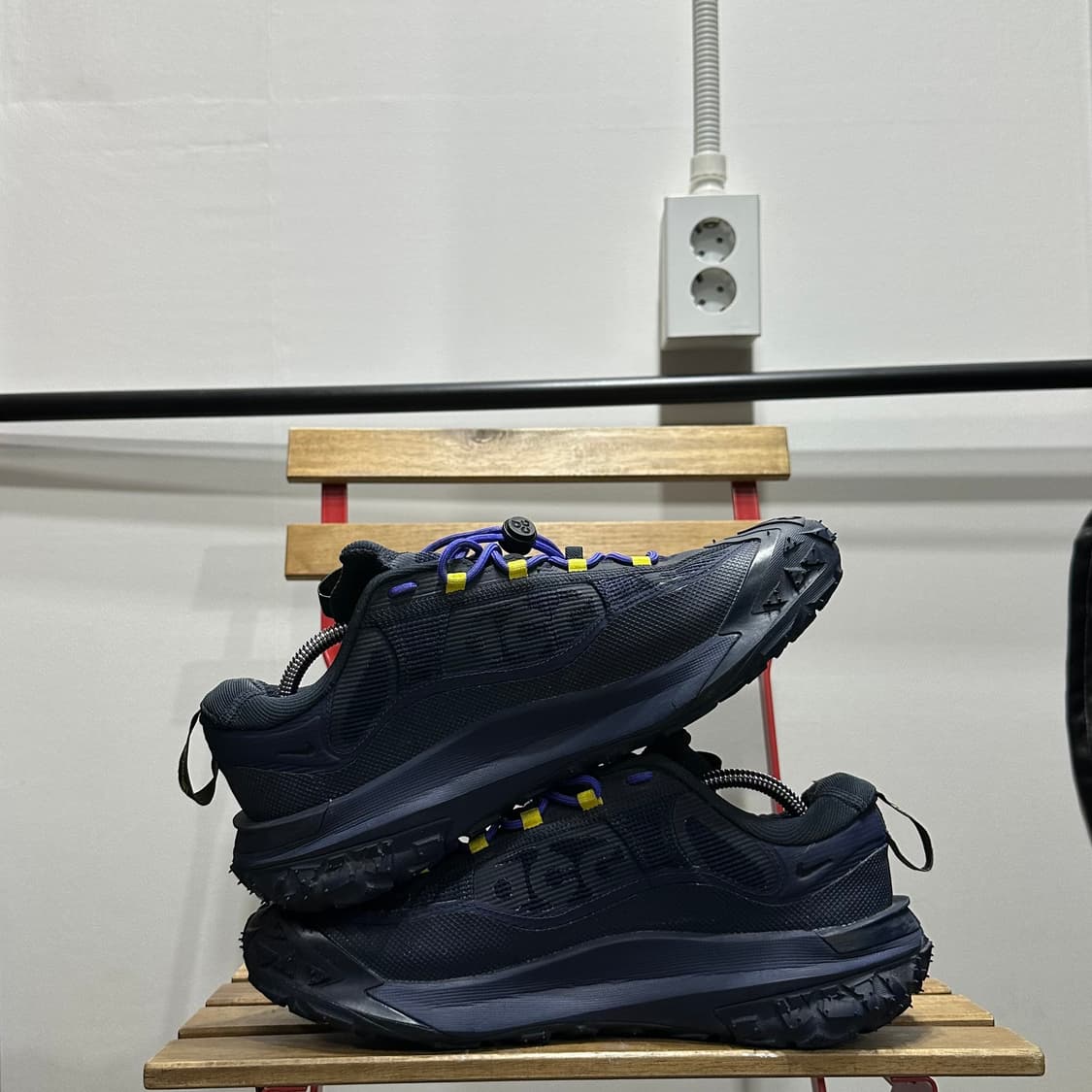 285) 나이키 트레킹화 남성 남자 ACG 마운틴 플라이 로우 네이비 상품이미지7