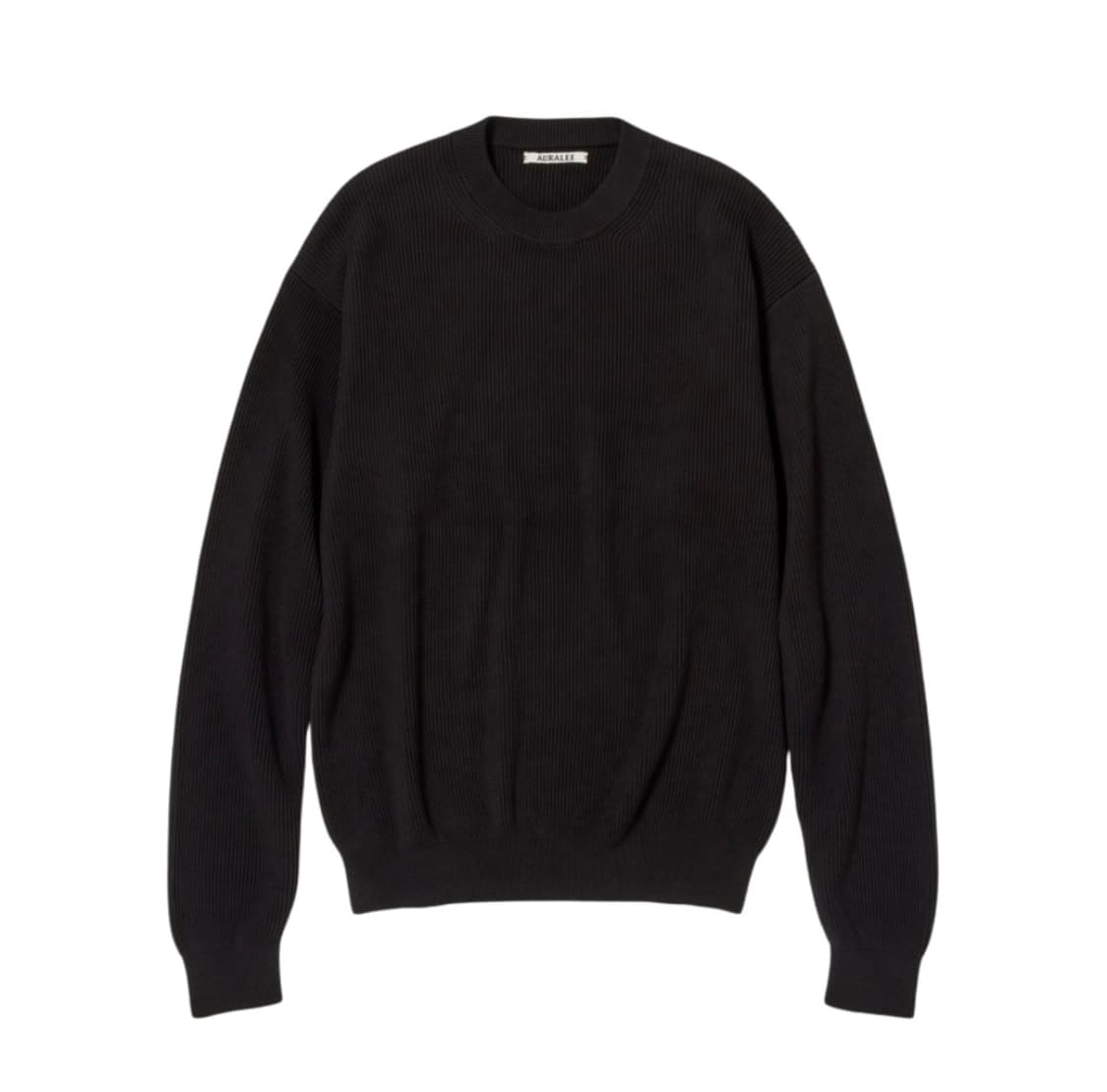 [4] 오라리 슈퍼 하드 트위스트 리브 니트 피오 블랙 상품이미지1