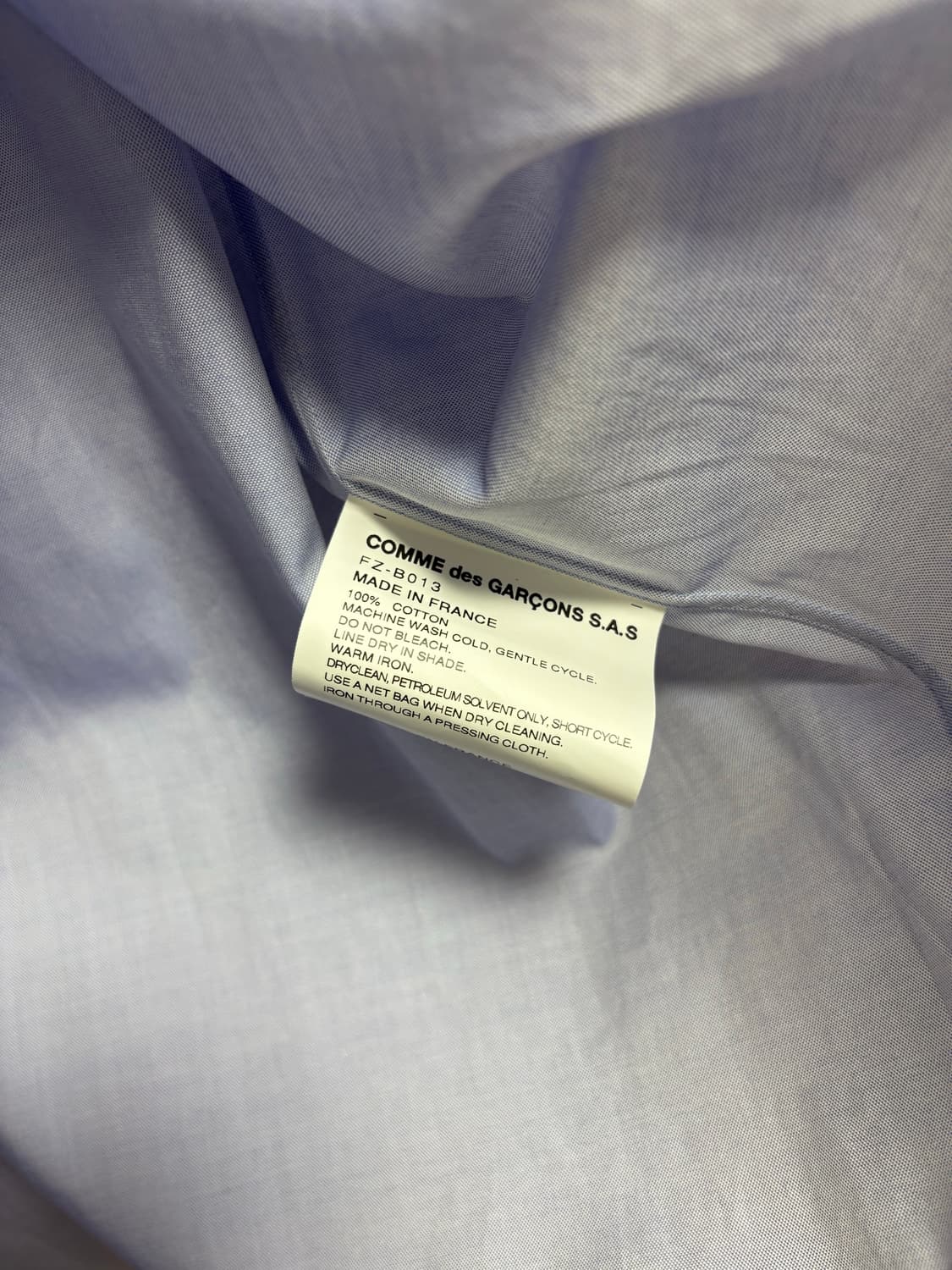 Comme des garçons shirts. Purple shirts 상품이미지4