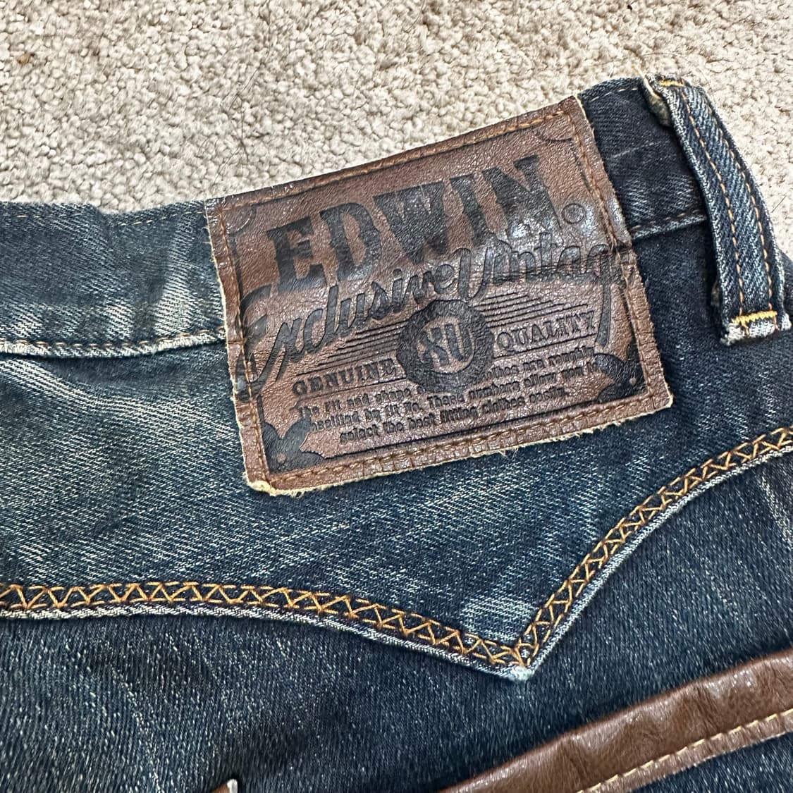 에드윈 EXS403 익스클루시브 빈티지 웨스턴 팬츠(32) 상품이미지5