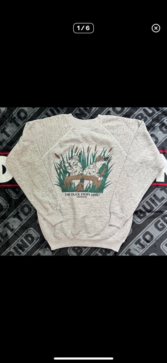 헤인즈 빈티지 스웻셔츠 m 상품이미지1