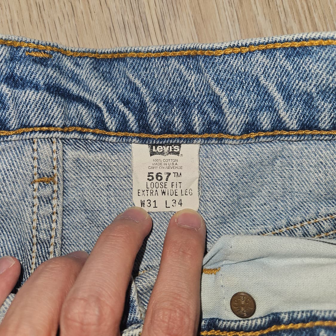 90s 리바이스 567 made in usa 상품이미지6