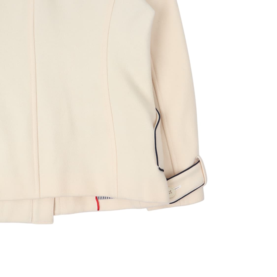 라코스테 아이보리 울 후디 코트 자켓 상품이미지7