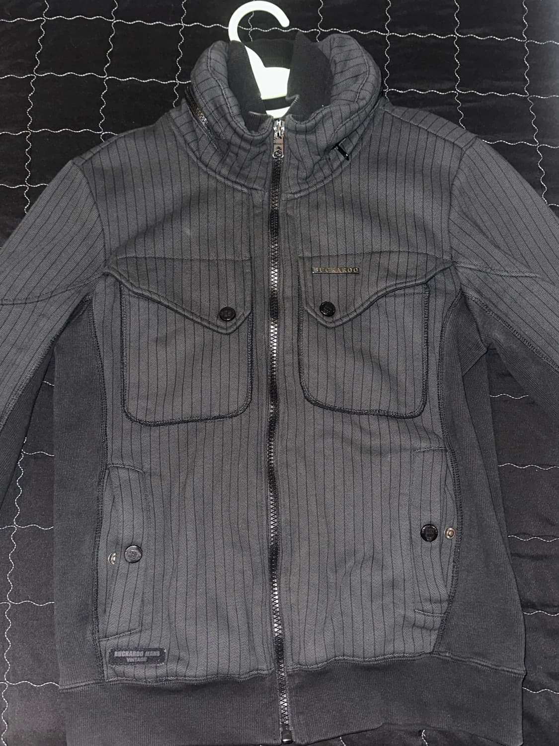 일본 빈티지 버카루 하이넥 포켓 집업 상품이미지2