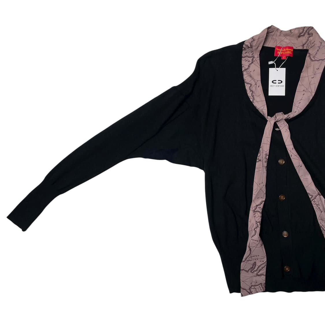 Vivienne westwood 지도 스카프 가디건 상품이미지4