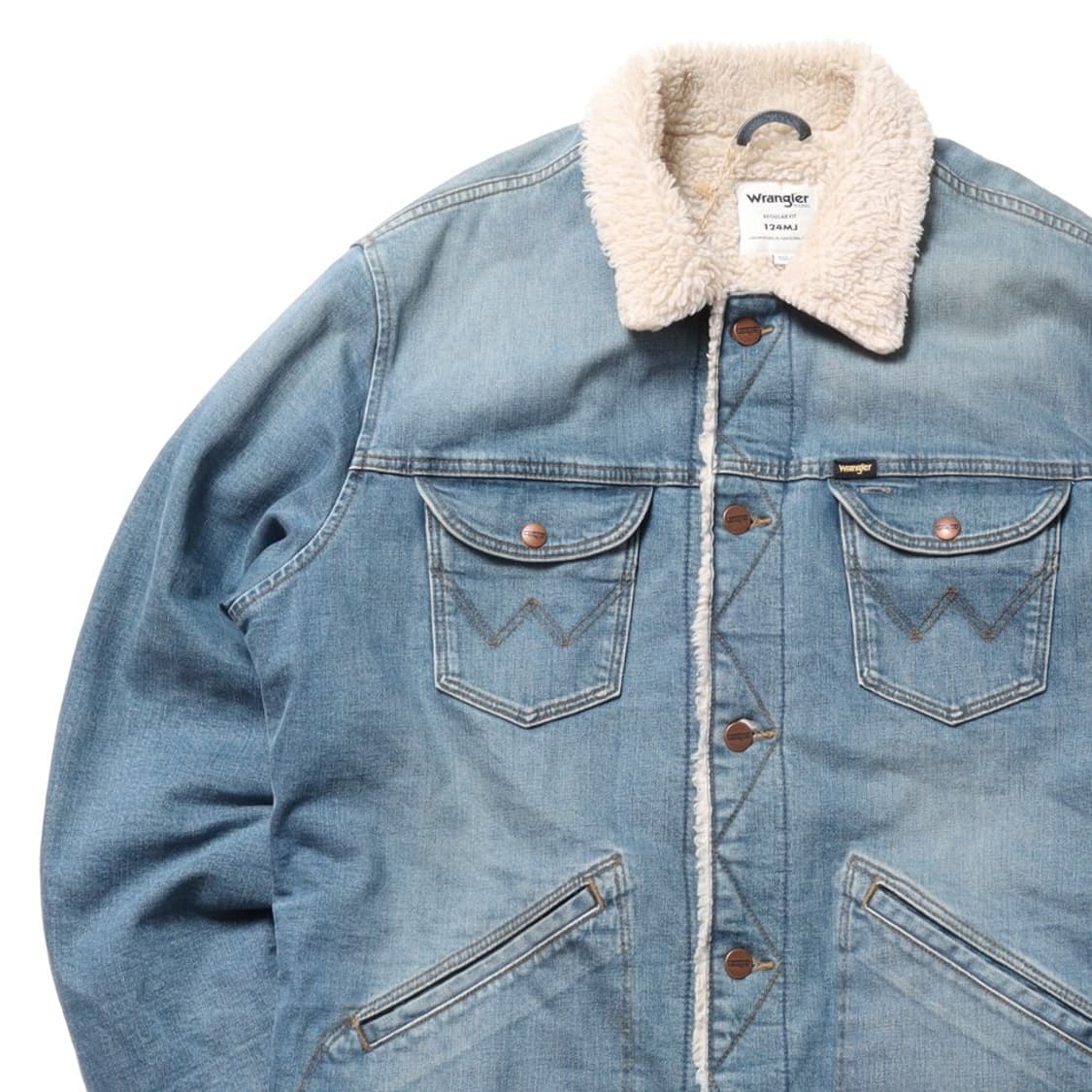 랭글러 Wrangler Sherpa Denim Trucker   상품이미지3
