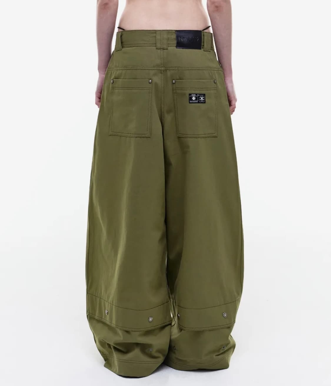 오퍼스0012 카키 코튼 팬츠 상품이미지1