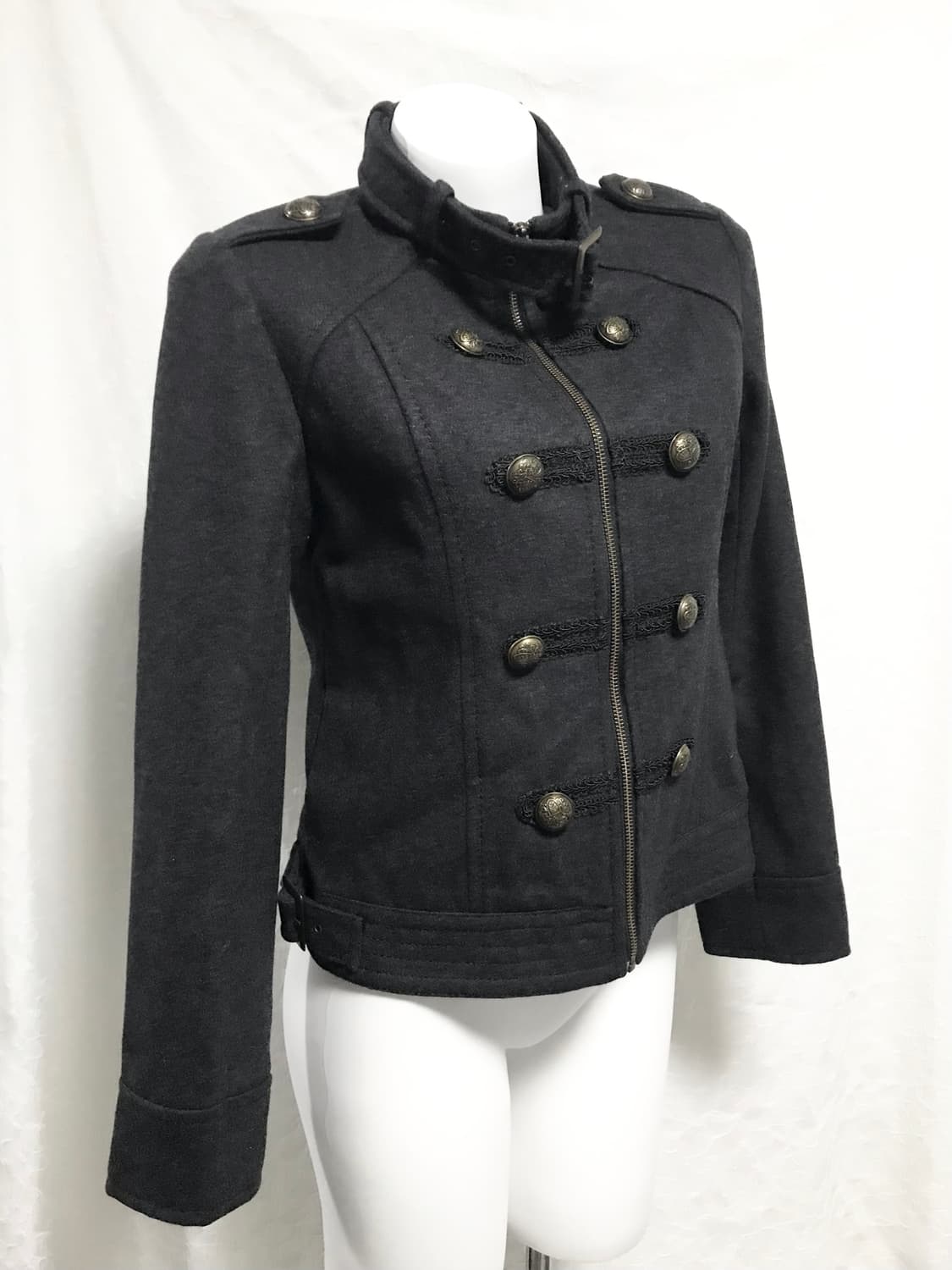 빈티지 아카이브 나폴레옹 집업 울 코트 자켓 상품이미지1