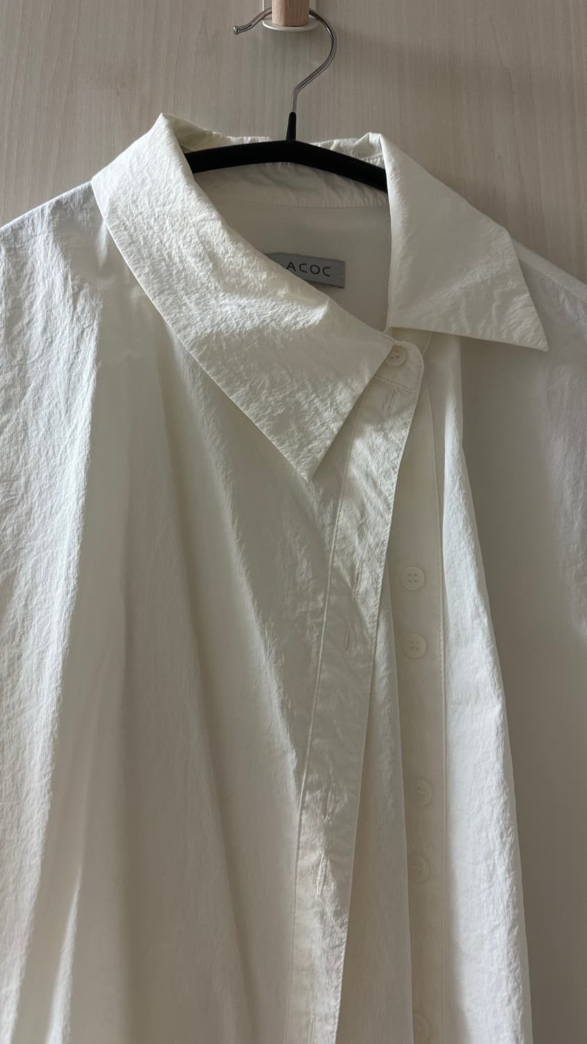 아코크 ACOC 다이애그널 버튼 셔츠 상품이미지3