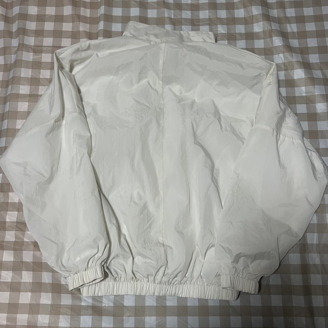 나이키 여성 우븐 바람막이 화이트 S 집업 트레이닝복 재킷 자켓 상품이미지3