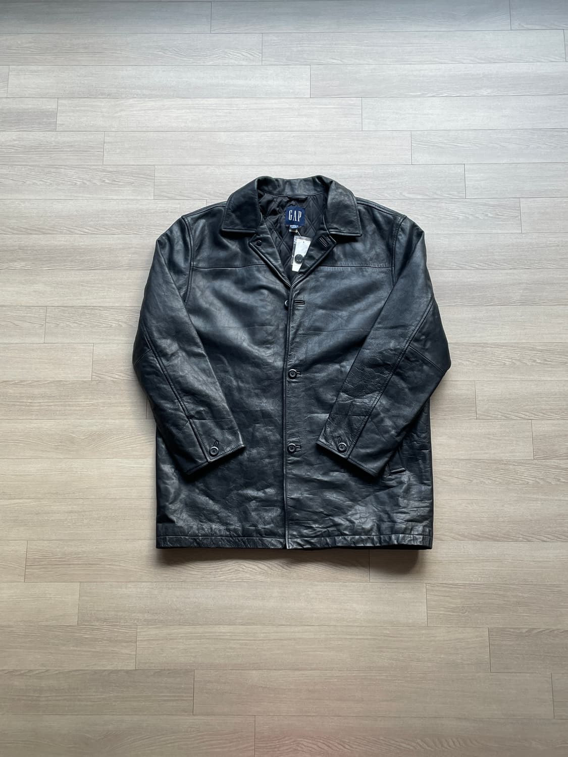 90s 올드갭 레더 카코트 gap carcoat 상품이미지1