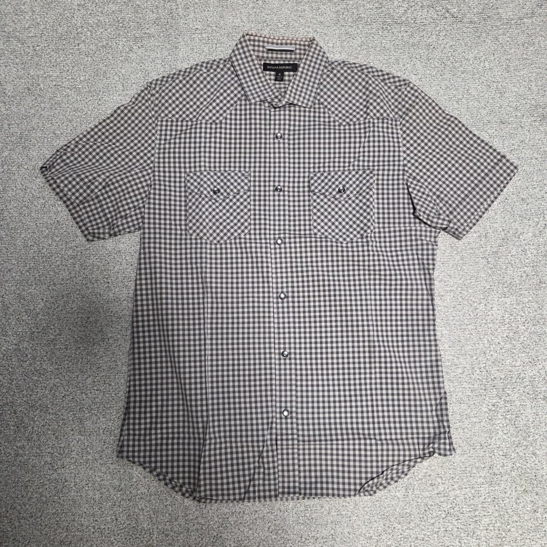 Banana Republic 웨스턴 반팔 셔츠 L(100) 상품이미지1
