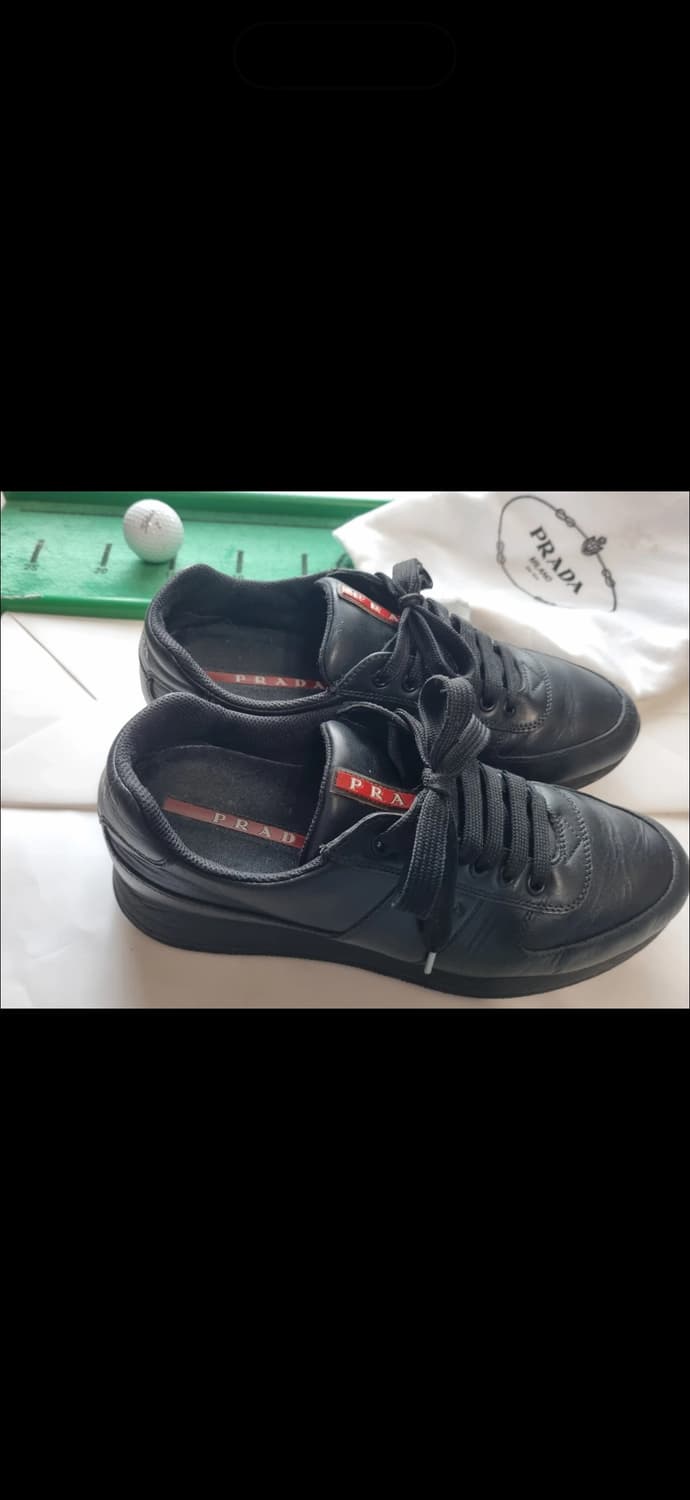 프라다 블랙 스니커즈 사이즈 6 상품이미지2