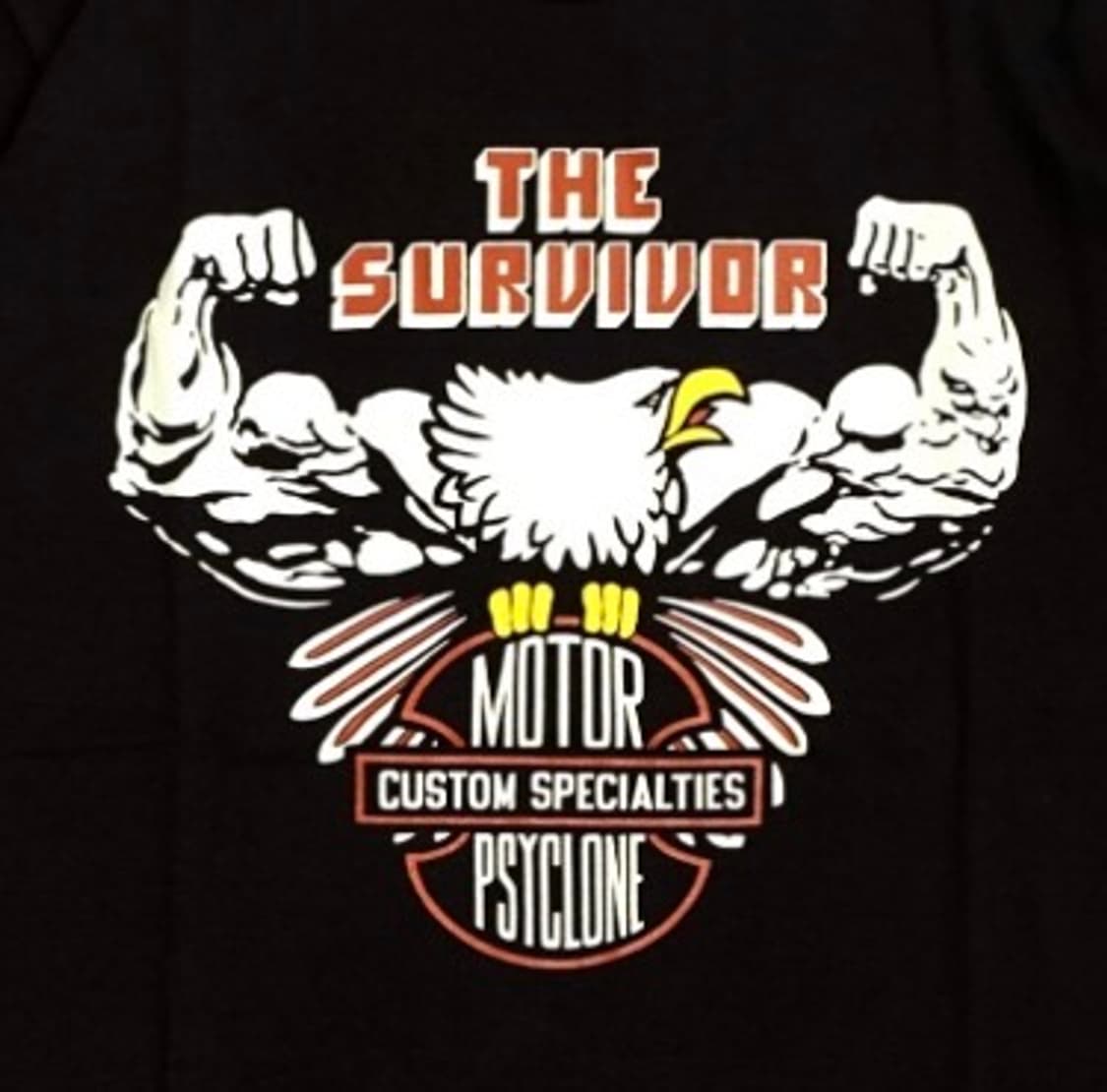 프리휠러스 “THE SURVIVOR” 티셔츠 블랙 오더 상품이미지1
