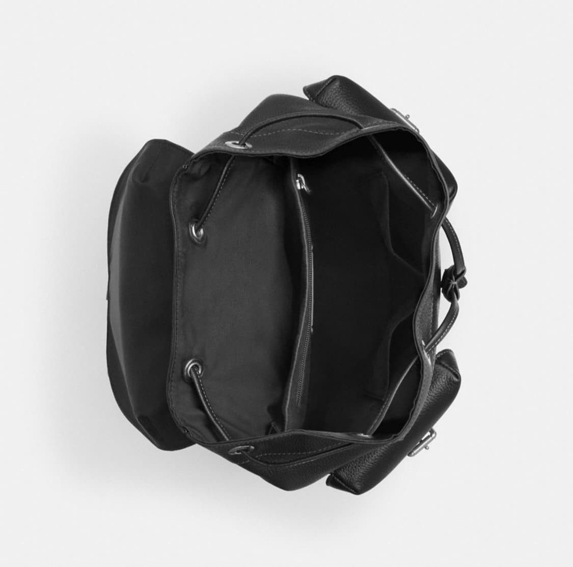 COACH 코치 가죽 워너 백팩 블랙 상품이미지4