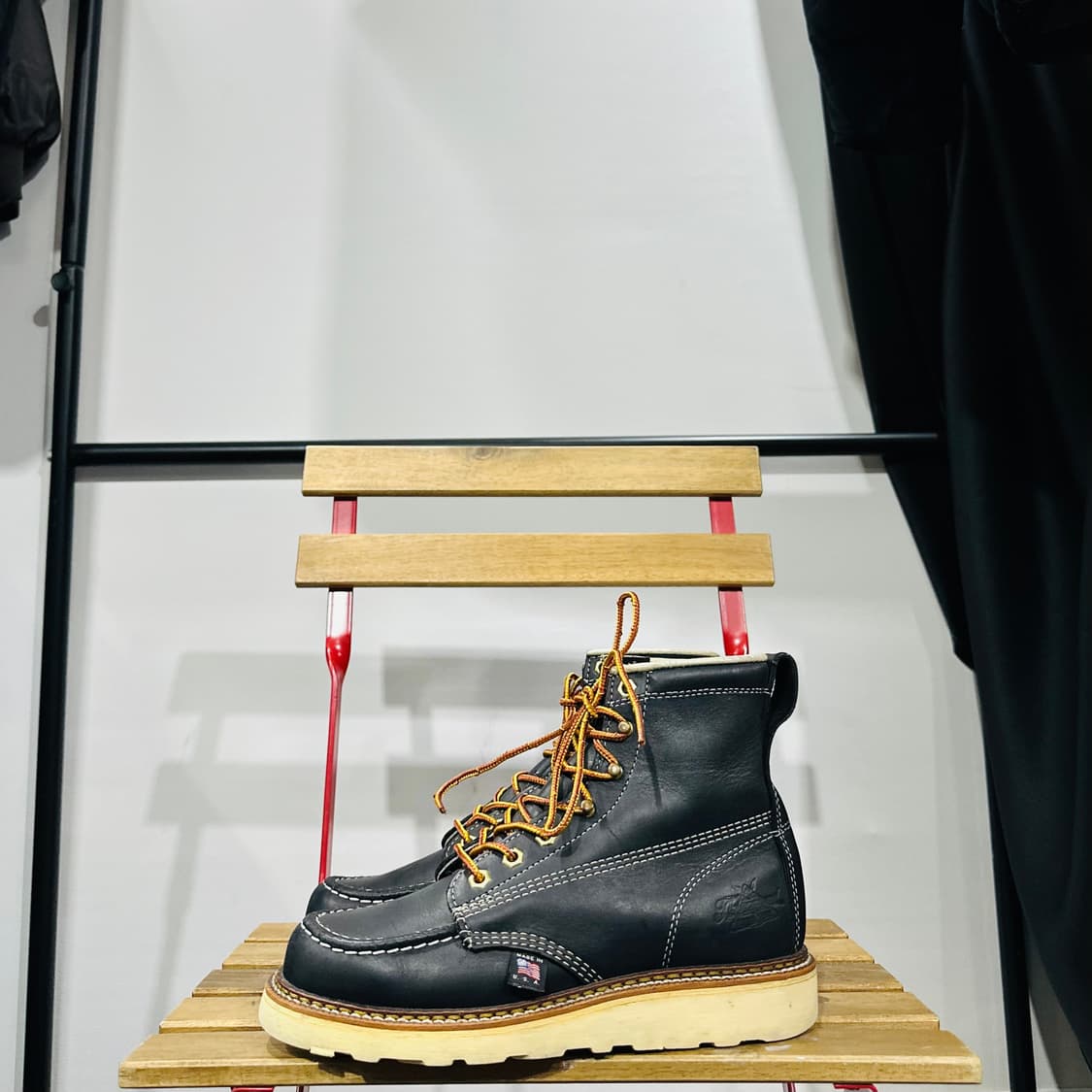 US5) 쏘로굿 워커 남녀 공용 목토 워커 블랙 남성 부츠 상품이미지3