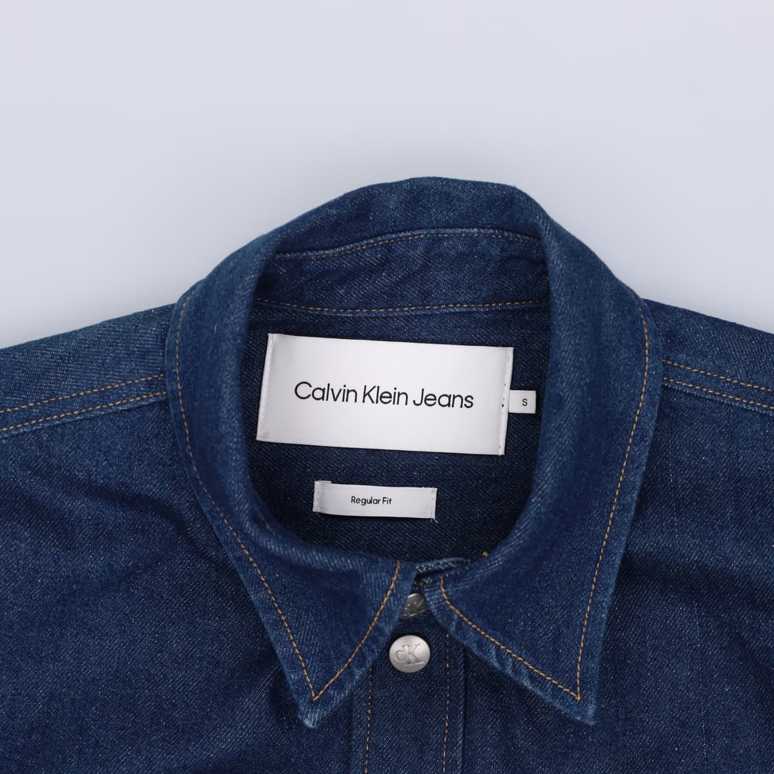 S 캘빈클라인 진 릴렉스핏 린스 데님 셔츠 자켓 4148 상품이미지6