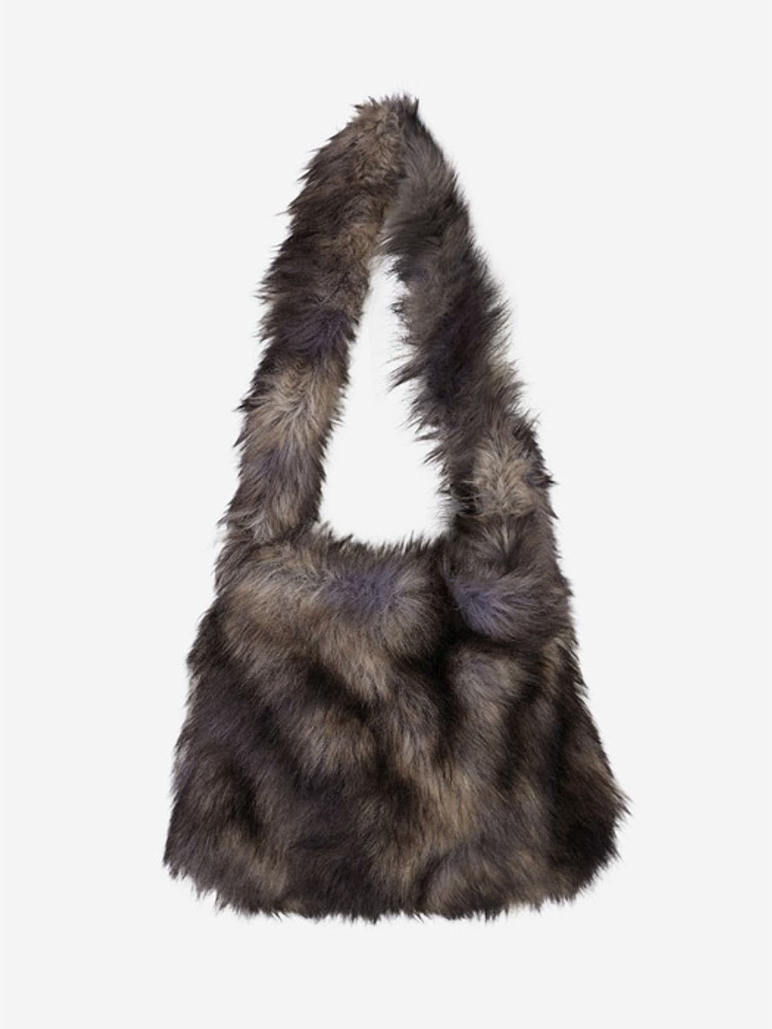 MOHAIR CROSS BAG / BLACK 세릭 퍼 가방 상품이미지1