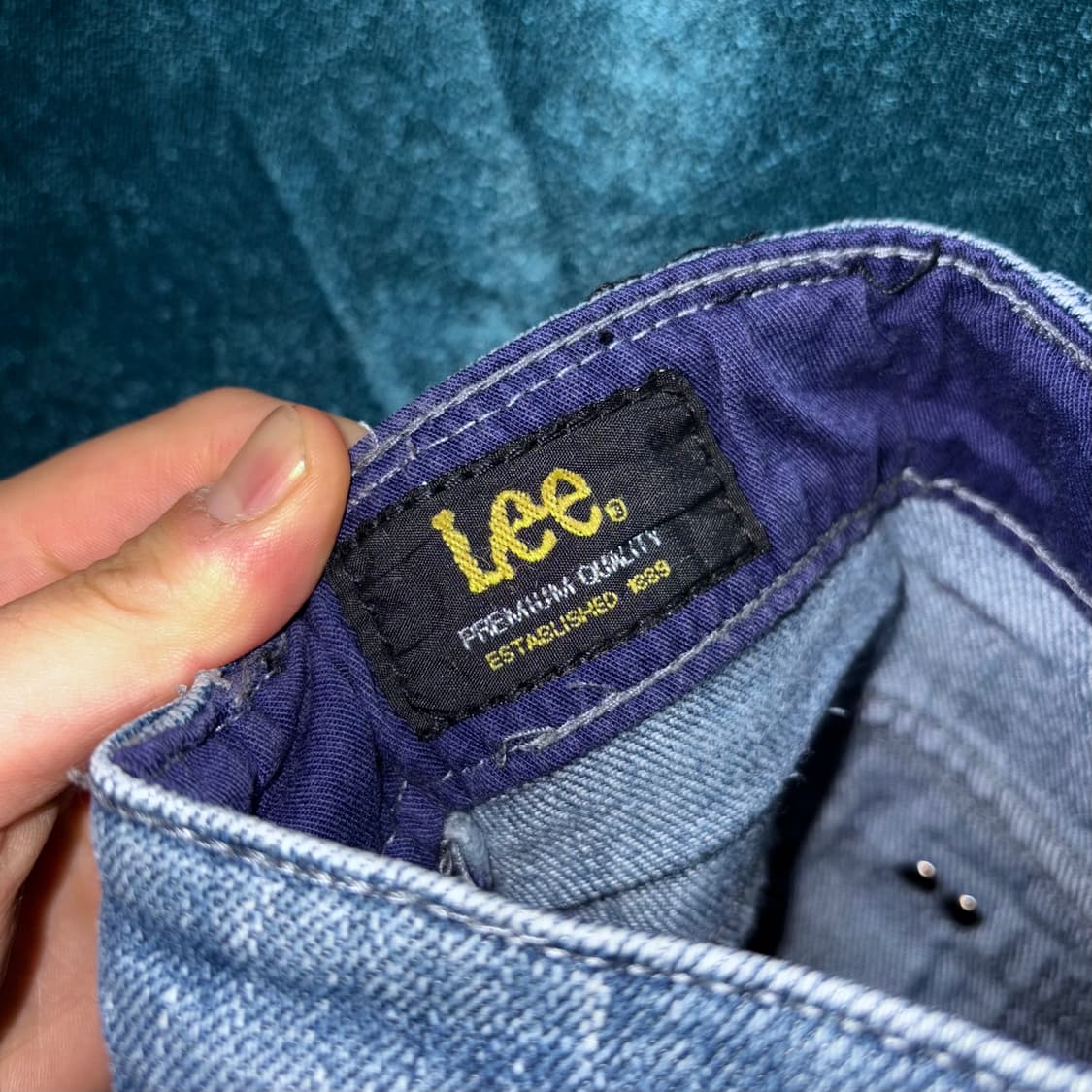 (32) 00s Lee 연청 데님 팬츠 상품이미지5