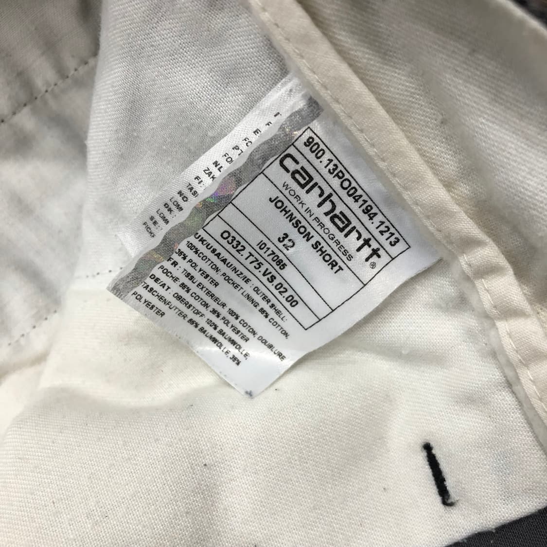 32 칼하트 존슨 프린팅 패턴 반바지 상품이미지5