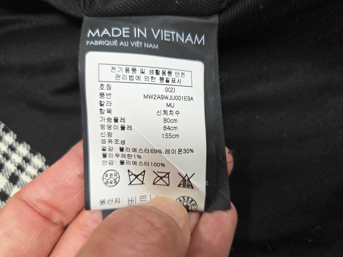 클럽모나코(Club Monaco) 더블 체크자켓 44-55 상품이미지7