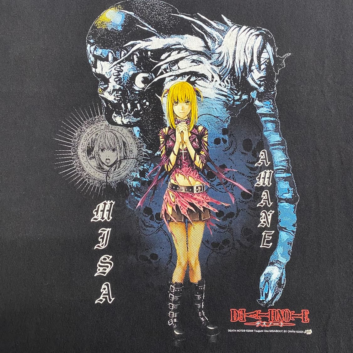 데스노트 미사 부틀렉 애니메이션 티셔츠 상품이미지5