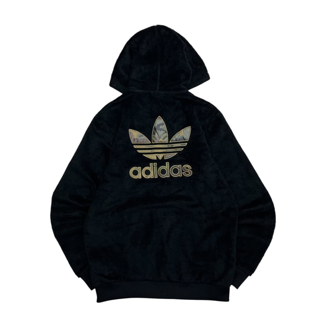 아디다스 파이어버드로고 블랙 셰르파 후드집업 100 상품이미지5