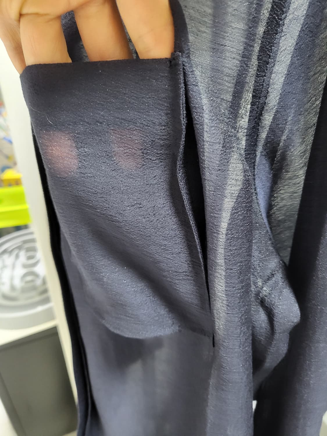 새제품초특가)최고급 텐셀 시스루 셔츠 ftee 새상품 상품이미지3