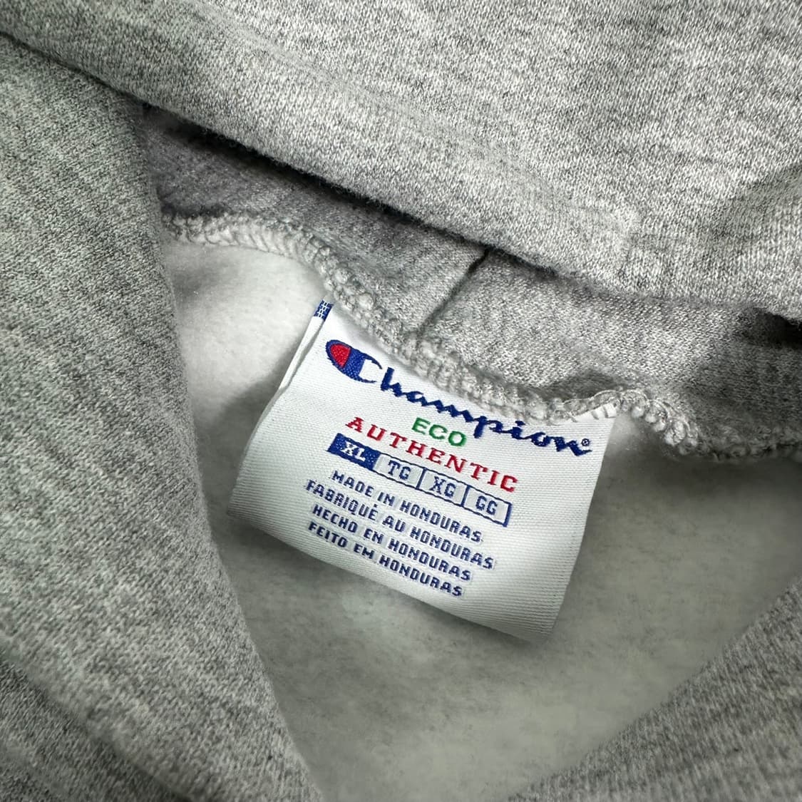 2XL 챔피온 그레이 연세 후드티 상품이미지5